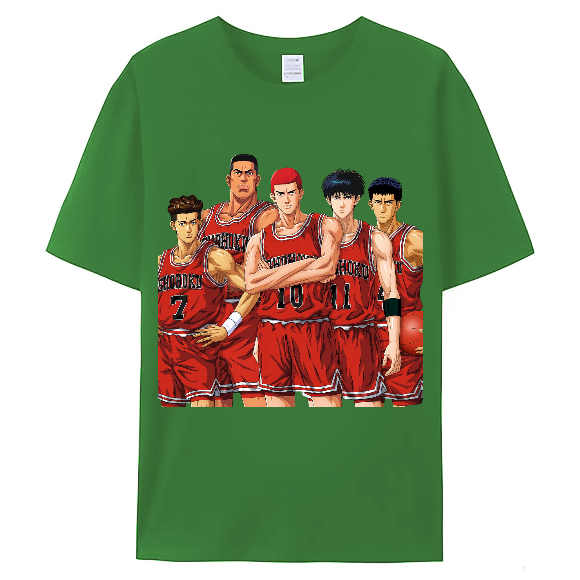 （画像用） SLAM DUNK／スラムダンク レディースカジュアルプリントTシャツ（綿100％）